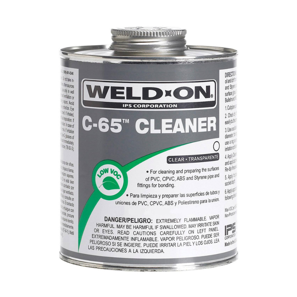 WELD ON C65 PLUMBING CLEANER