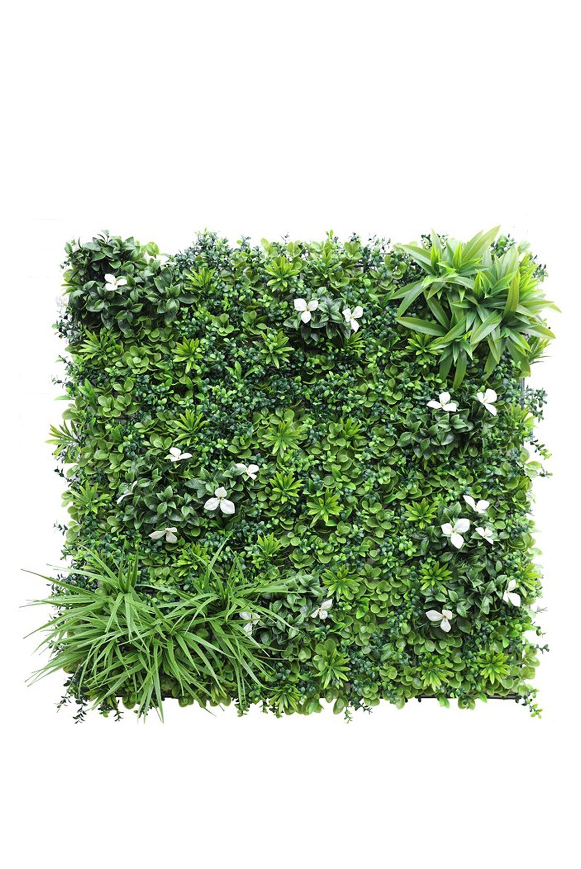 WHITE BLOSSOM Artificial Living Wall (per sq mtr)