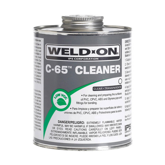 WELD ON C65 PLUMBING CLEANER