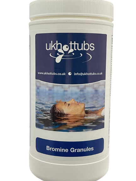 UK Hot Tubs bromine granules are highly effective granules used for sanitisation and algae control in hot tubs water. These granules are pH neutral.